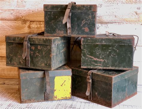 u.s government old metal shipping box|military boxes for sale.